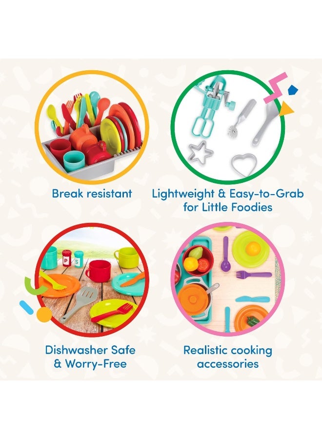 BATTAT Deluxe Kitchen Playset, Pretend Play Kitchen Set For 2+ Years, Pre School Toys, Best Gift For Babies And Toddlers  - Image 4