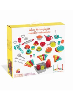 BATTAT Deluxe Kitchen Playset, Pretend Play Kitchen Set for 2+ Years, Pre School Toys, Best Gift for Babies and Toddlers  - Image 1