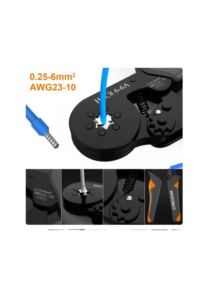 Generic - Ferrule Crimping Tool Kit - Ferrule Crimper Plier (AWG 28-7) with 2000 pcs Wire Ferrules Kit Wire Ends Terminals - Image 1
