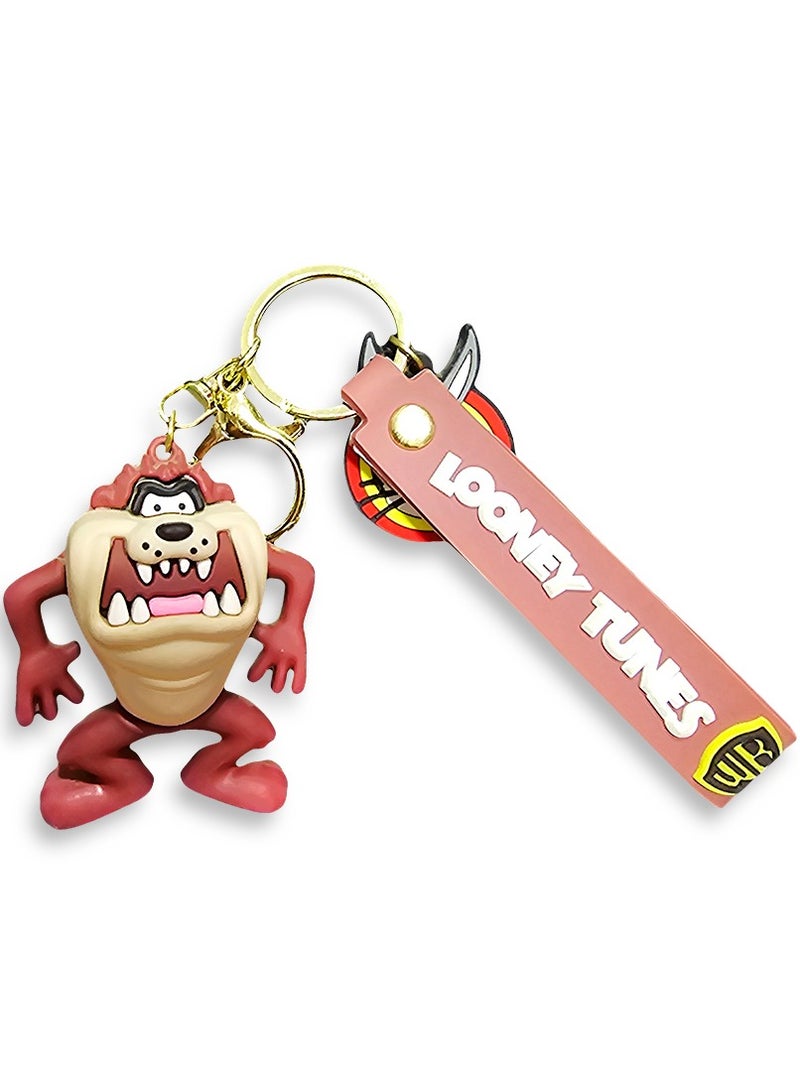 Looney Tunes Taz Cartoon Keychain. - Image 1