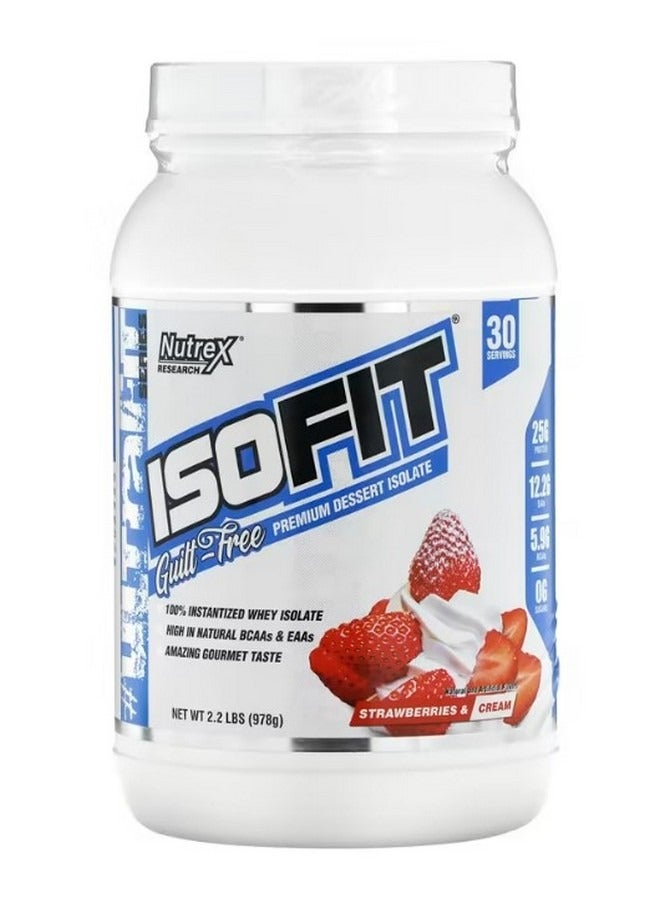 نورتكس ريسيرش IsoFit Strawberries and Cream 2.2 lbs 978 g - Image 1
