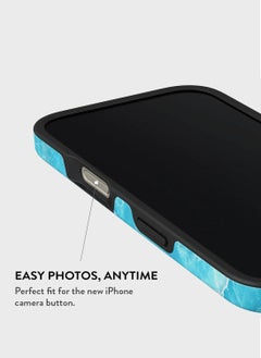 BURGA Burga iPhone 16 Pro Max Case, 2 Piece Hard Shell + TPU Interior, Shock Absorption, All Port Accessible, Raised Bezel For Screen & Camera Protection, Never Fading HQ Print,Ocean Waves  - Image 5