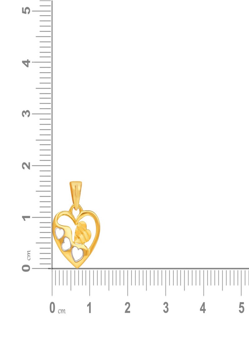 Malabar Gold and Diamonds 22 Karat 916 Purity Gold Pendant PDDZL21915T - Image 5