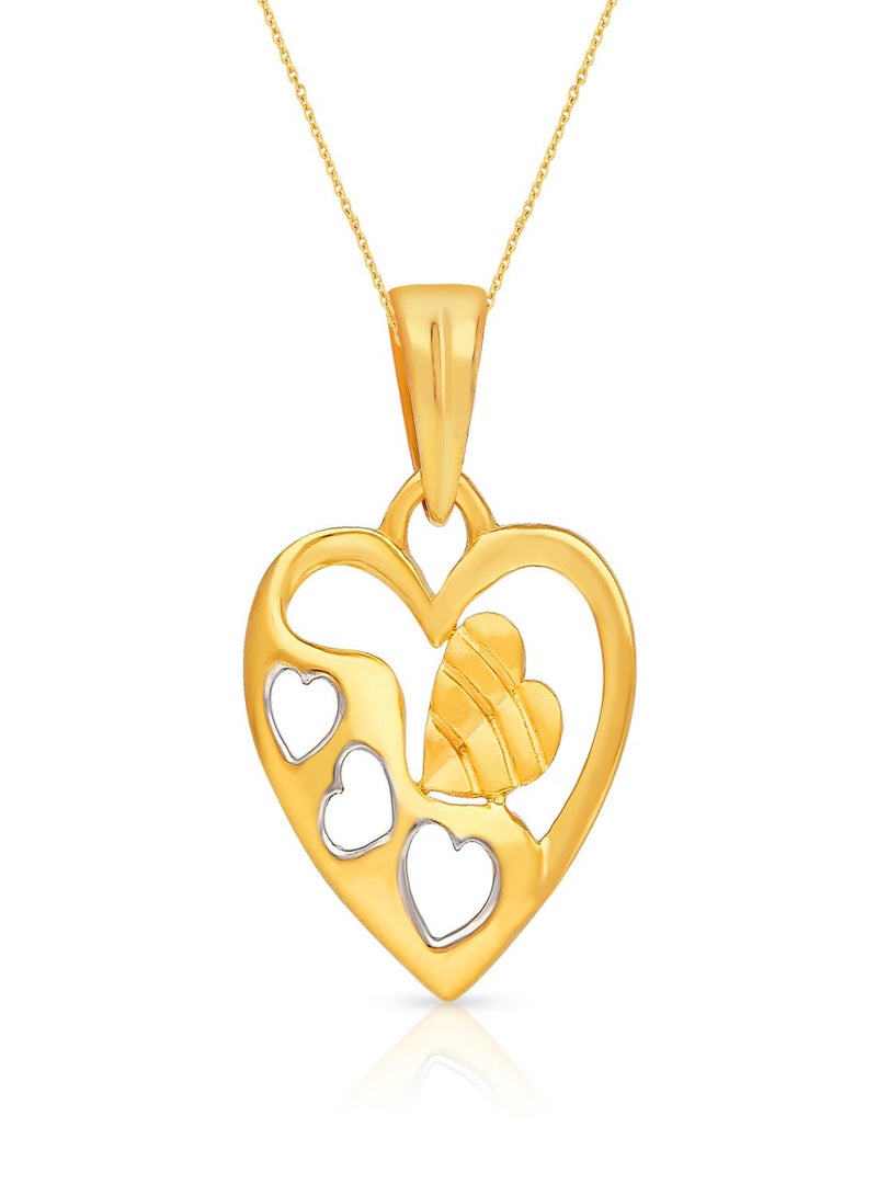 Malabar Gold and Diamonds 22 Karat 916 Purity Gold Pendant PDDZL21915T - Image 1