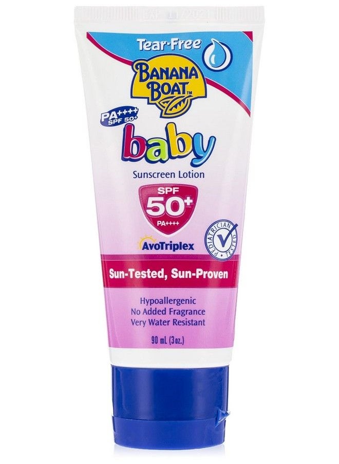 BANANA BOAT Water Resistant Tear Free Sunscreen Lotion For Baby Spf 50+ (90 Ml)  - Image 2
