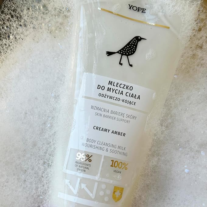 YOPE Body Lotion | Illuminating with gold particles | Nourishing | CREAMY AMBER 200 ml - Image 2