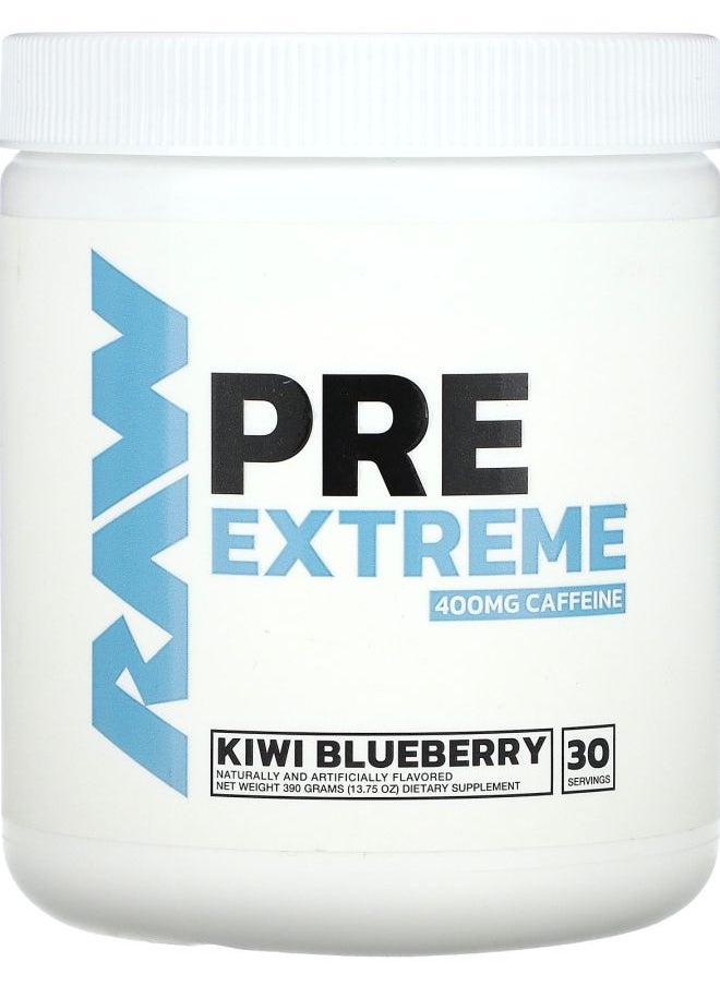 Raw Nutrition - Pre Extreme Kiwi Blueberry 13.75 oz (390 g) - Image 1