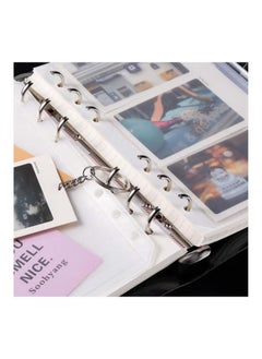 Generic Binder Pockets A6 Size 6 Holes Zipper Folders for 6-Ring Notebook Loose Leaf Bags Waterproof PVC Pouch Document Filing Cash Budget Envelopes 15Pcs  - Image 5