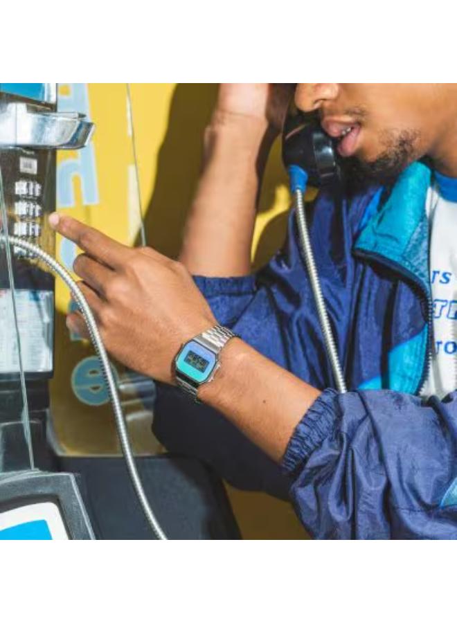 CASIO Unisex Stainless Steel Digital Watch A168WER-2ADF - 36.3 mm - Image 3