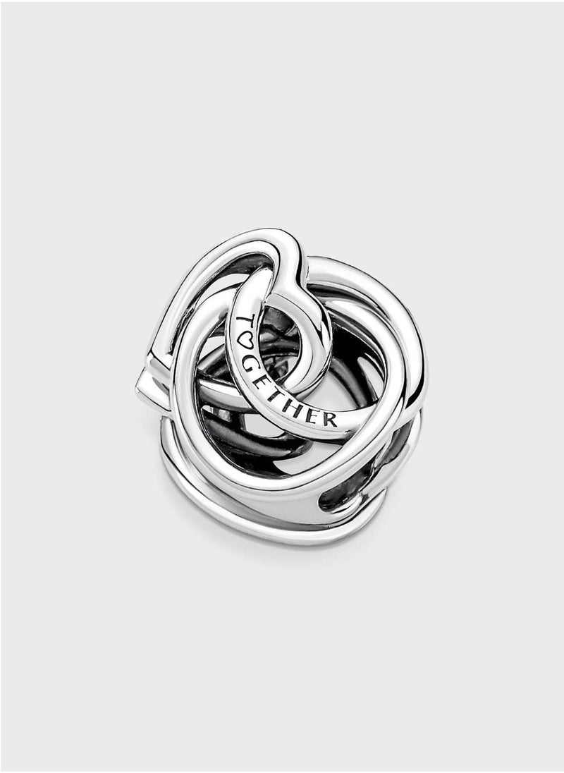 PANDORA Family Always Encircled Heart Charm  - Image 4