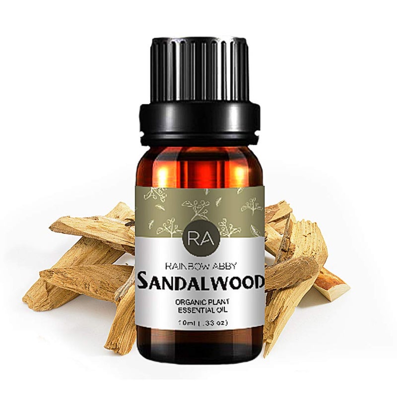 Rainbow Abby Sandalwood Essential Oil 100 Pure Natural Aroma Sandalwood Oil for Diffuser 10ML 