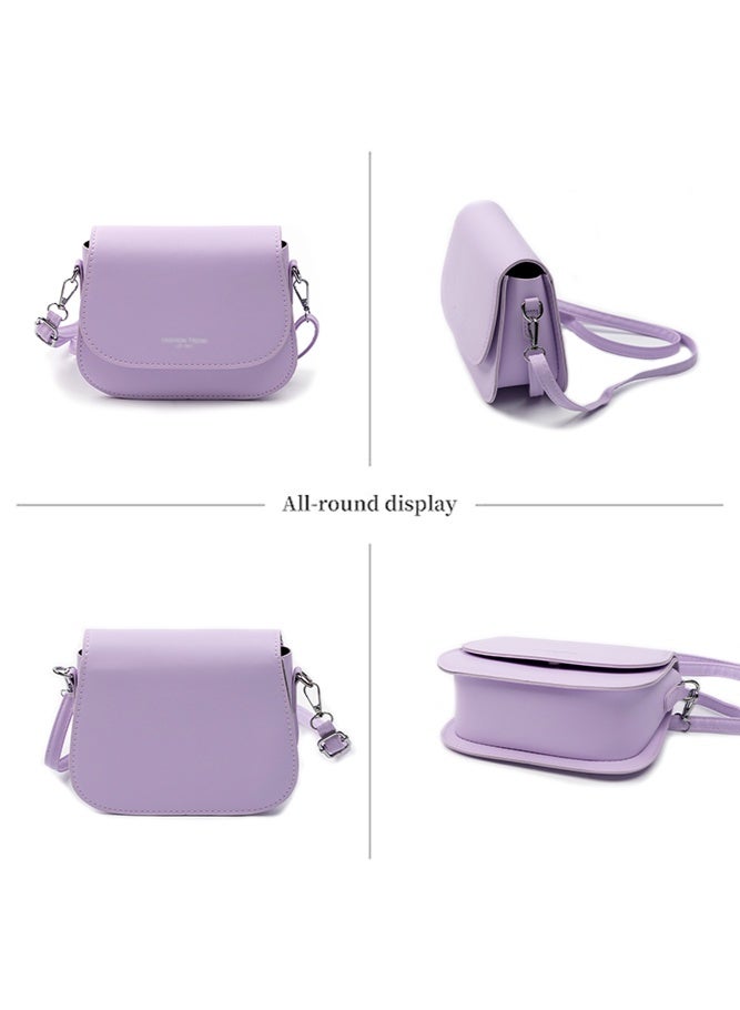 Women's Simple and Fashionable Shoulder Bag, Ladies PU Leather Crossbody Bag Sling Bag Side Bag Carry Bag, Portable Mobile Phone Bag Small Bag Satchel Bag Coin Purse for Girls/College Students - Image 4