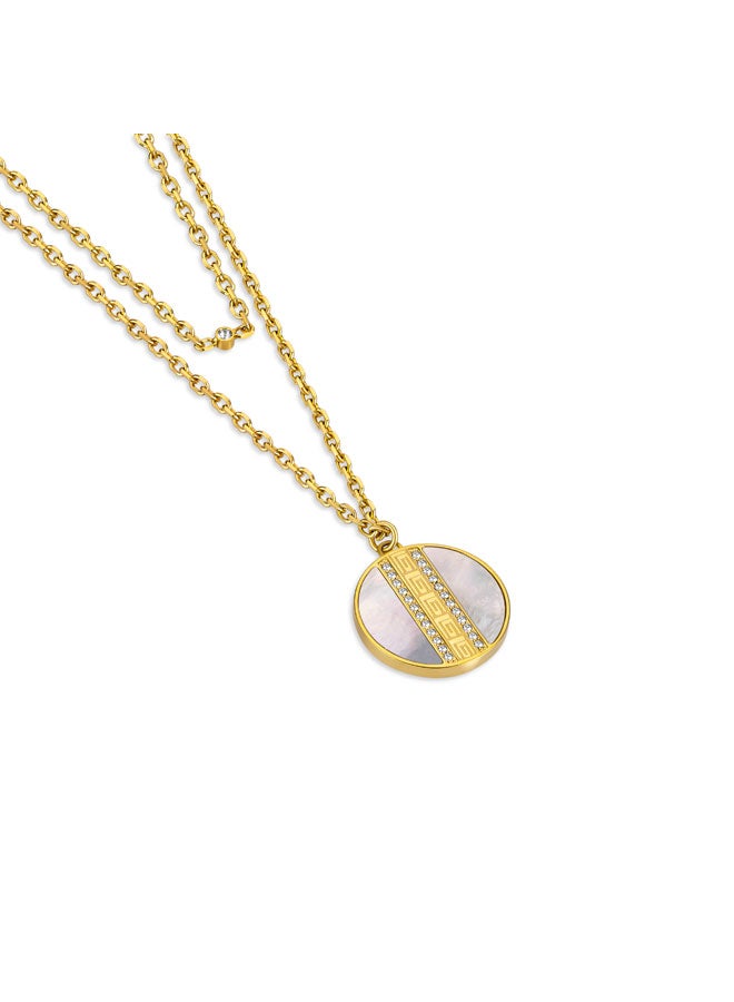 Guy Laroche Irene Layered Nacklaces with White MOP Pendent for Women's  - Image 2
