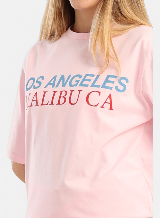 Carina Pink Slip-On T-Shirt - Image 5