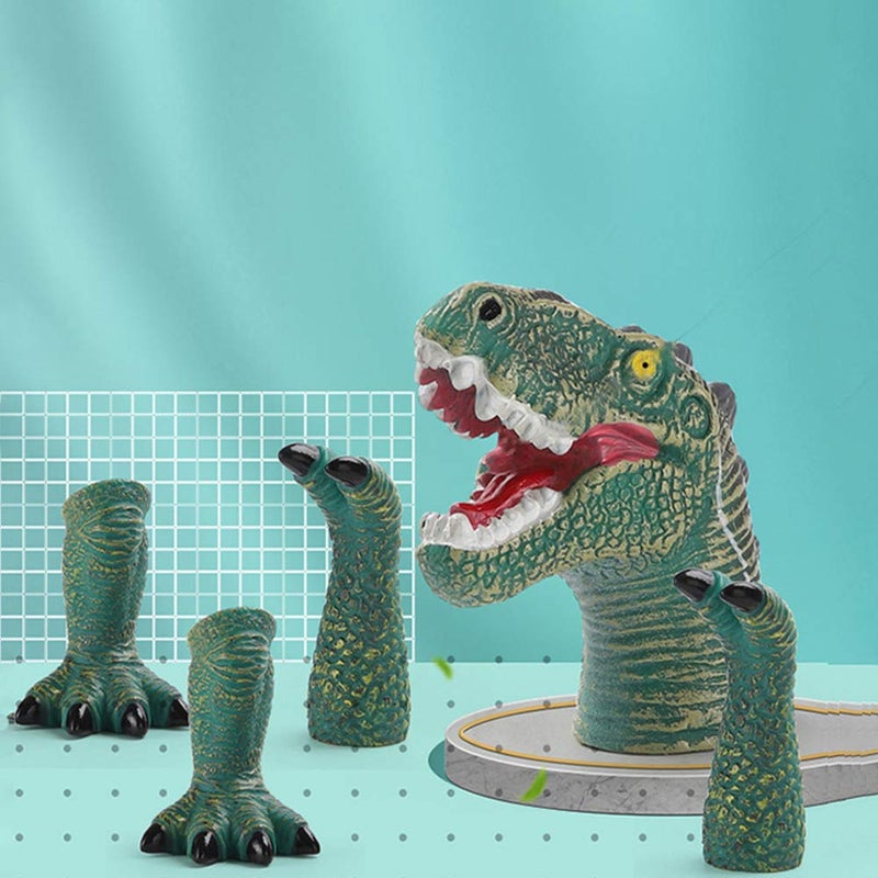 AQKILO Dinosaur Finger Puppet Set, Animals Puppet Show Theater Props, Novelty Toys Weird Stuff Gifts - Image 5