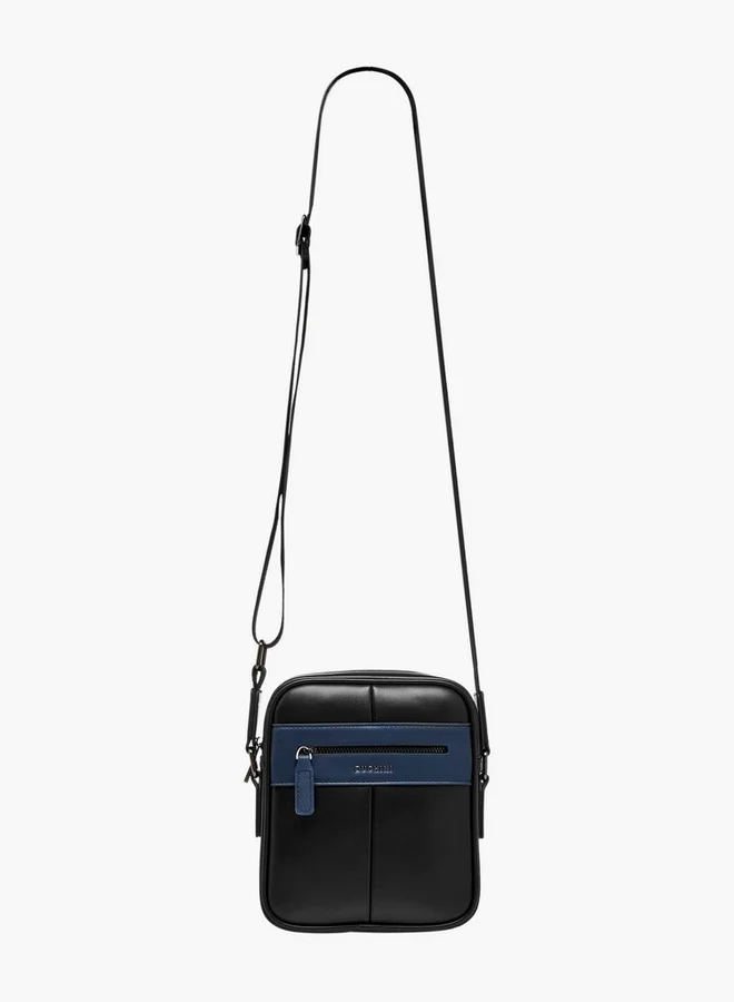 دوتشيني Solid Crossbody Bag with Adjustable Strap