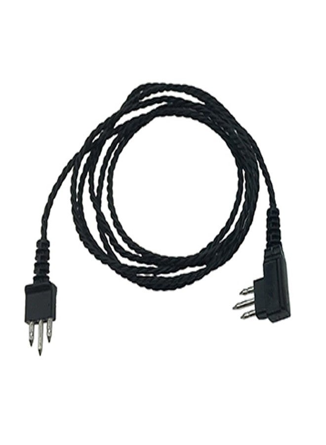 FCS 3 Pin Single Audio Receiver and 3 Pin Single Cable/Cord Set for Novax Maximus (PSAP) Pocket hearing Aid (Color-Black) (3 Pin Single set) - Image 5