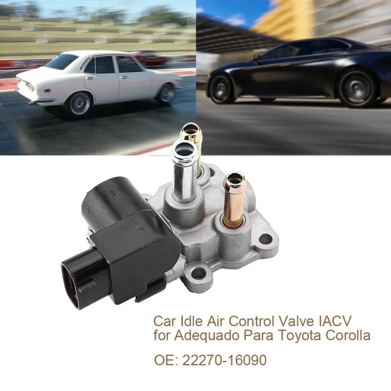 Idle Air Control Valve 22270-16090 Aluminum ABS Plastic Durable IAC Valve - Direct Replacement IAC for Toyota Corolla - Image 5