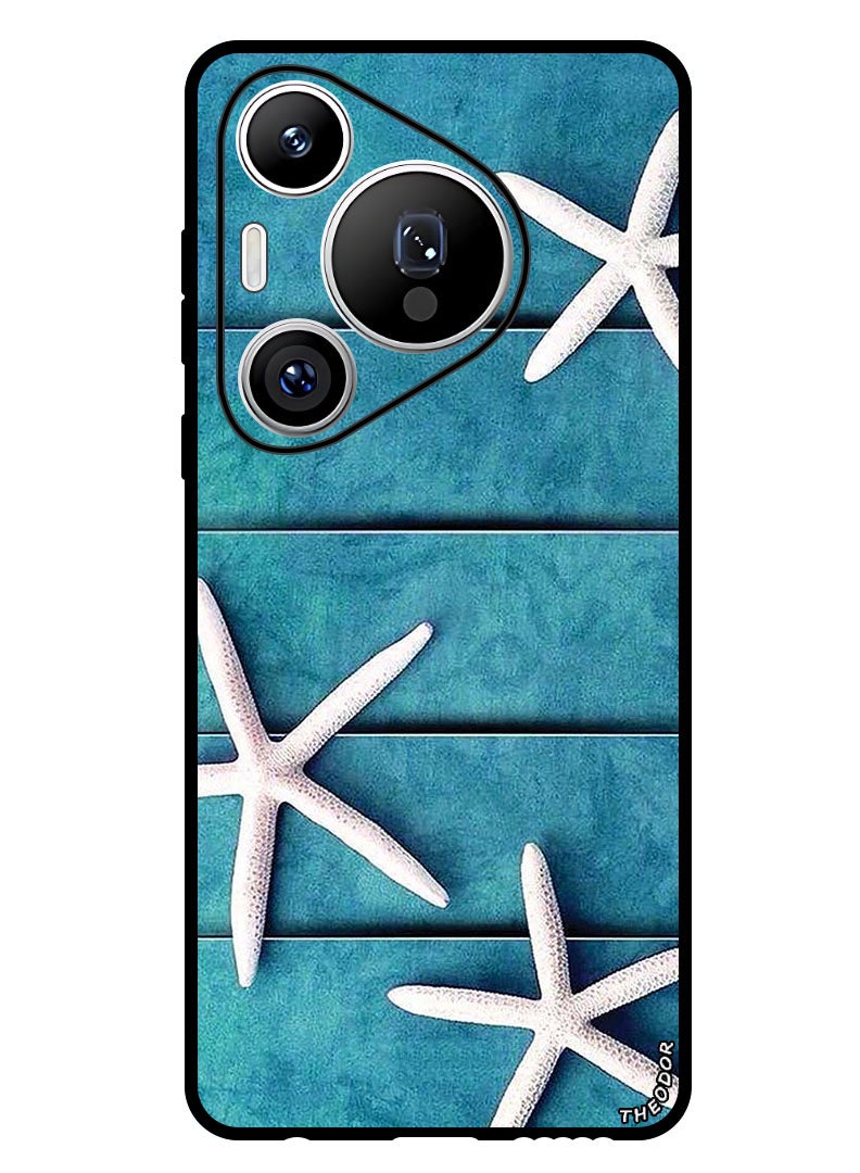 Theodor Protective Case Anti Scratch Shock Proof Bumper Cover For Huawei Pura 70 Pro Plus Star Fishes - Image 1