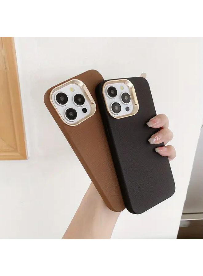 حالة حماية بلون واحد لجهاز iPhone 14 Pro باللون الأصفر - Image 4
