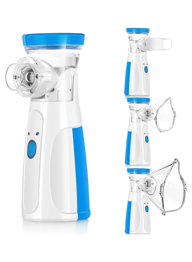 Mesh Nebulizer Machine for Kids Adults - Handheld and Portable for Home Travel Use - Image 1