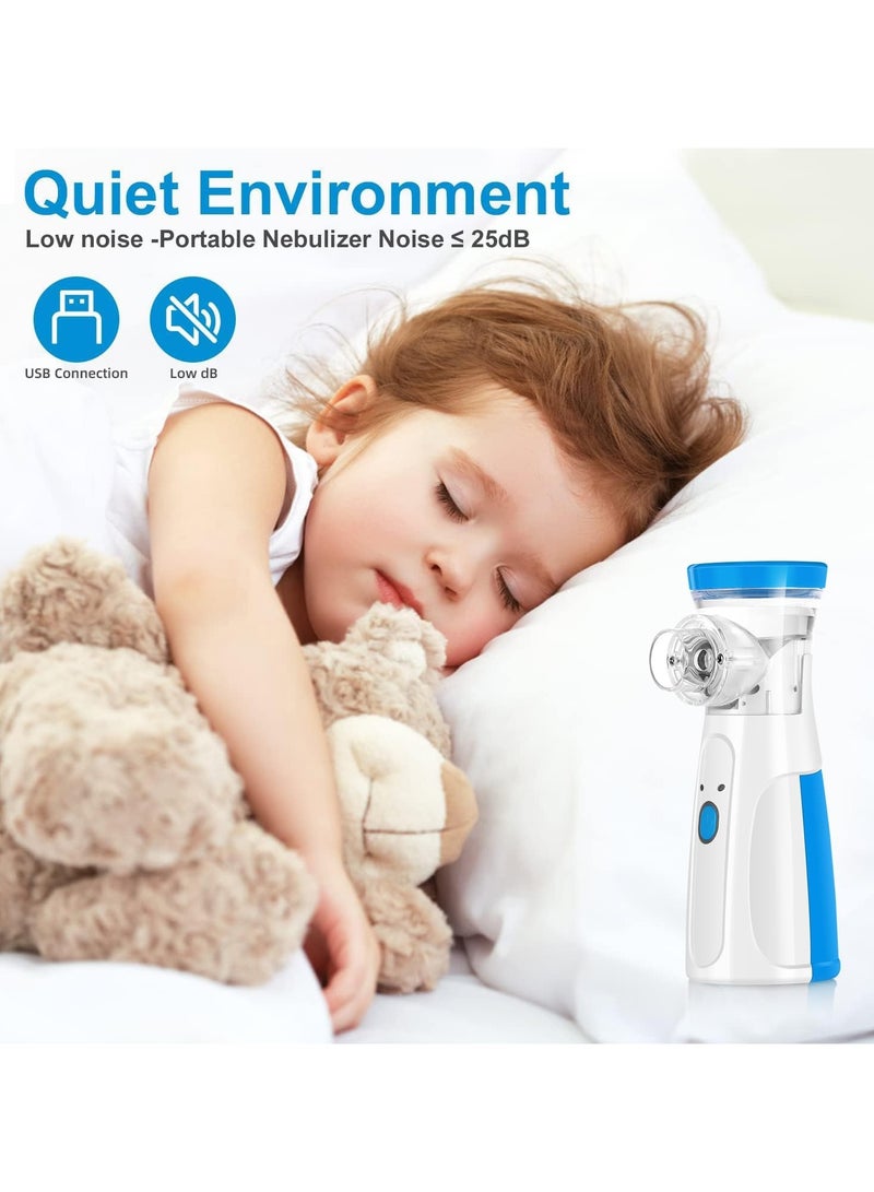 Mesh Nebulizer Machine for Kids Adults - Handheld and Portable for Home Travel Use - Image 3