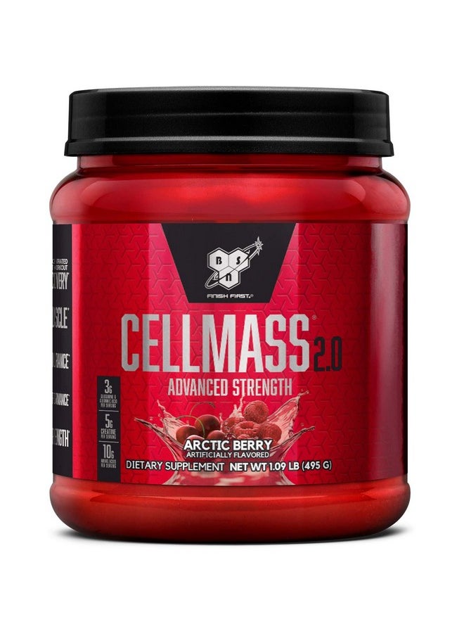 BSN - Cellmass 2.0 Post Workout Recovery With Bcaa Creatine & Glutamine Keto Friendly Arctic Berry (25 Servings) (1048058) - Image 1