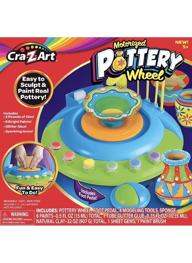 كري-زي-آرت مجموعة أنشطة تعلم الفنون والحرف اليدوية باستخدام عجلة الفخار الآلية - Image 2