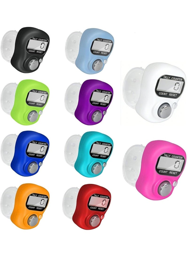 Electronic Finger Counter, Resettable Hand Tally, 5 Digit Number and LCD Electronic Digital Display, Handheld Clicker Counting - Image 1