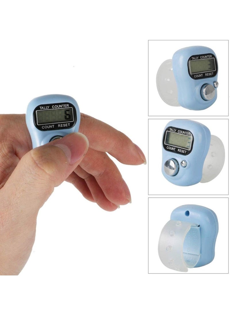 Electronic Finger Counter, Resettable Hand Tally, 5 Digit Number and LCD Electronic Digital Display, Handheld Clicker Counting - Image 3