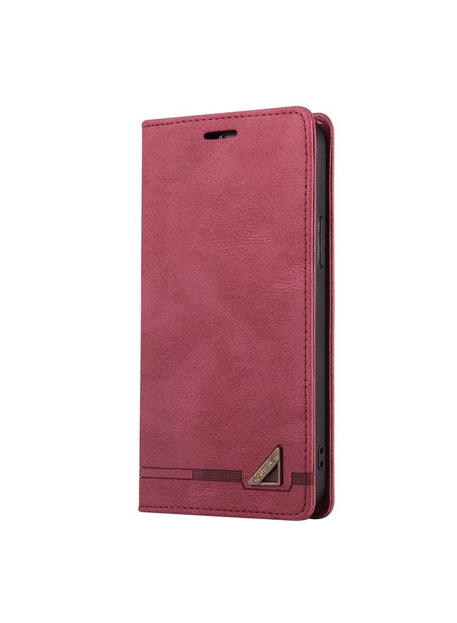 S-TOP Case For Samsung Galaxy A14 4G / 5G Skin Feel Anti-theft Brush Horizontal Flip Leather Case with Holder - Image 2