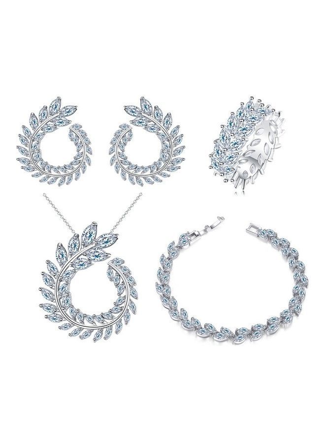 Shams Noble Swarovski Stone Jewelry Set - Image 1
