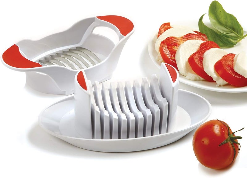 Norpro Tomato and Soft Cheese Slicer White 8" x 4.5" x 3" - Image 1