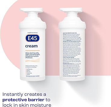 e45 E45 Cream 500 g E45 Cream for Dry Irritated Skin Moisturiser to Soothe Dry Sensitive Skin Dermatologically Tested Eczema Dermatitis Cream NonGreasy Body Face Hand Cream Clinically Proven - Image 2