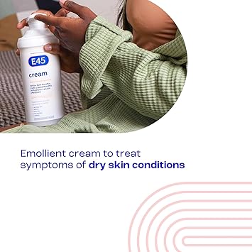 e45 E45 Cream 500 g E45 Cream for Dry Irritated Skin Moisturiser to Soothe Dry Sensitive Skin Dermatologically Tested Eczema Dermatitis Cream NonGreasy Body Face Hand Cream Clinically Proven - Image 3