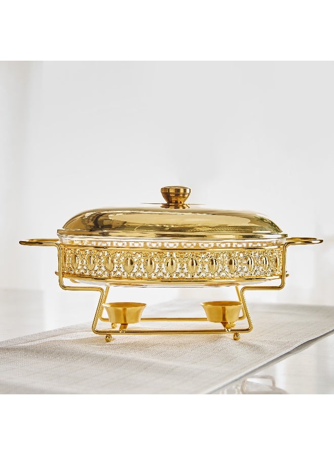 Home Box Trendy Gold Stainless Steel Food Warmer - 2 L - Image 2