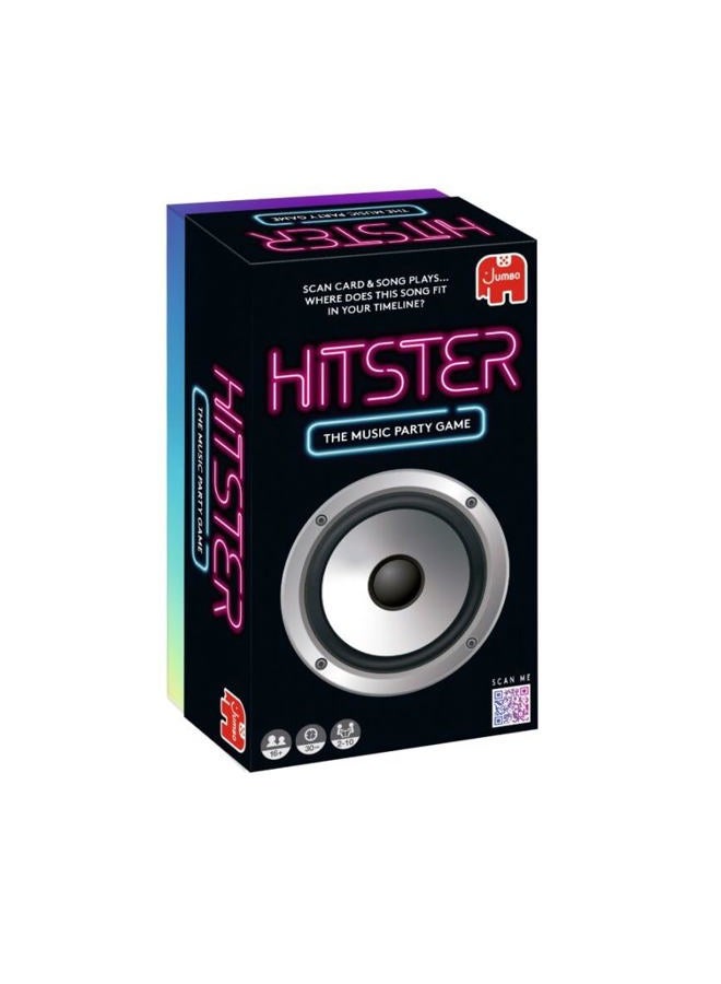 jumbo Hitster - The Music Party Board Game, Card Fun Quiz 2-10 Players 300 Plus Iconic Hits Great For Adult And Family Game Nights (Us Edition) - Image 1