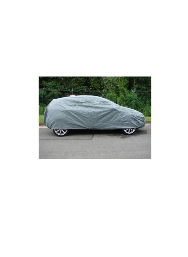 Waterproof Ground Cover Tent Shelter Dust-proof Rain Cover Tarpaulin Sheet (20 x 20, SILVER) - Image 2