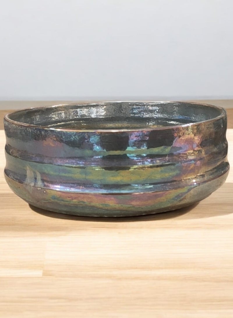 كلور زون بوتري صينيه من الفخار و الخزف مميزا آمن للاستخدام في الميكروويف، مصنوع يدويًا مقاس 20 - Image 1