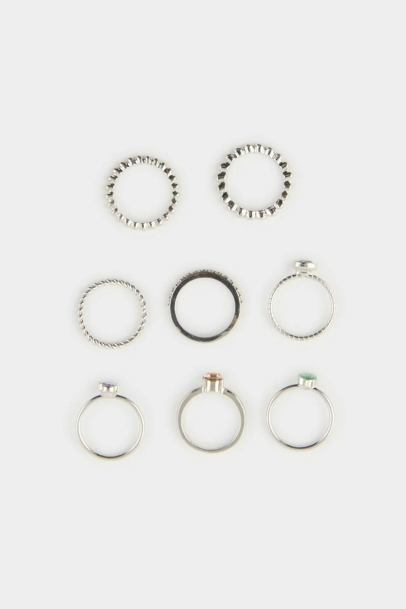 Defacto Woman 8 Piece Rings