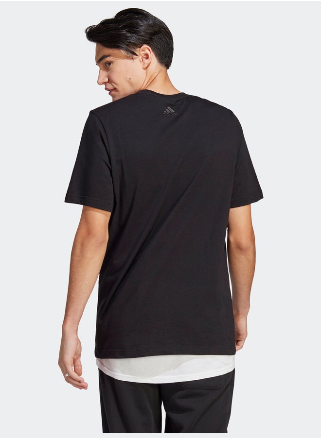 Adidas - Essentials Single Jersey Linear Embroidered Logo T-Shirt - Image 1
