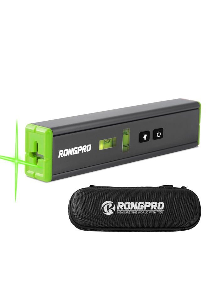 RONGPRO Portable Level with Magnetic -Multipurpose 15Ft Cross Leveling Line,Mini Torpedo Level for Hanging Picture Wall Writing Home Renovation - Image 1