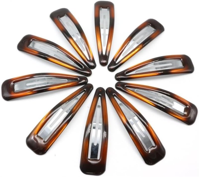 Manicare Compact trendy practical build Snap Clips, Pack Of 6 Brown Sleepies, Snag Free, Non-Slip Hair Grips, Hair Barrettes, Hair Accessories, Bendies, School Hair Clips, Hair Slides For Sectioning, Decorating And Holds Back Hair Global flexible assemble picks - Image 3