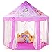 Monobeach Princess Tent Girls Unicorn Large Playhouse Kids Castle Play Tent with Star Lights Gift Toy for Children Indoor and Outdoor Games 55 x 53 DxH - Image 2