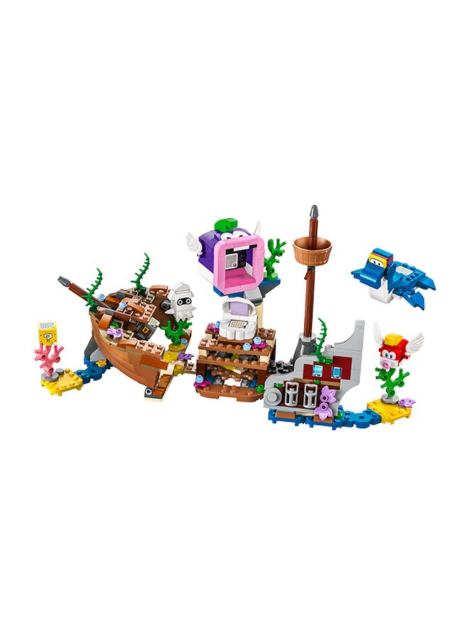 ليغو 71432 Super Mario Dorrie'S Sunken Shipwreck Adventure Expansion Set, Collectible Toy For Kids With Cheep Cheep, Cheep Chomp And Blooper Figures, Gift For Boys, Girls And Gamers Aged 7 And Over (500 Pieces)