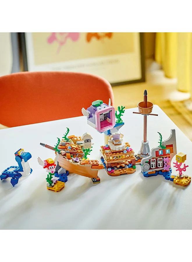 ليغو 71432 Super Mario Dorrie'S Sunken Shipwreck Adventure Expansion Set, Collectible Toy For Kids With Cheep Cheep, Cheep Chomp And Blooper Figures, Gift For Boys, Girls And Gamers Aged 7 And Over (500 Pieces)