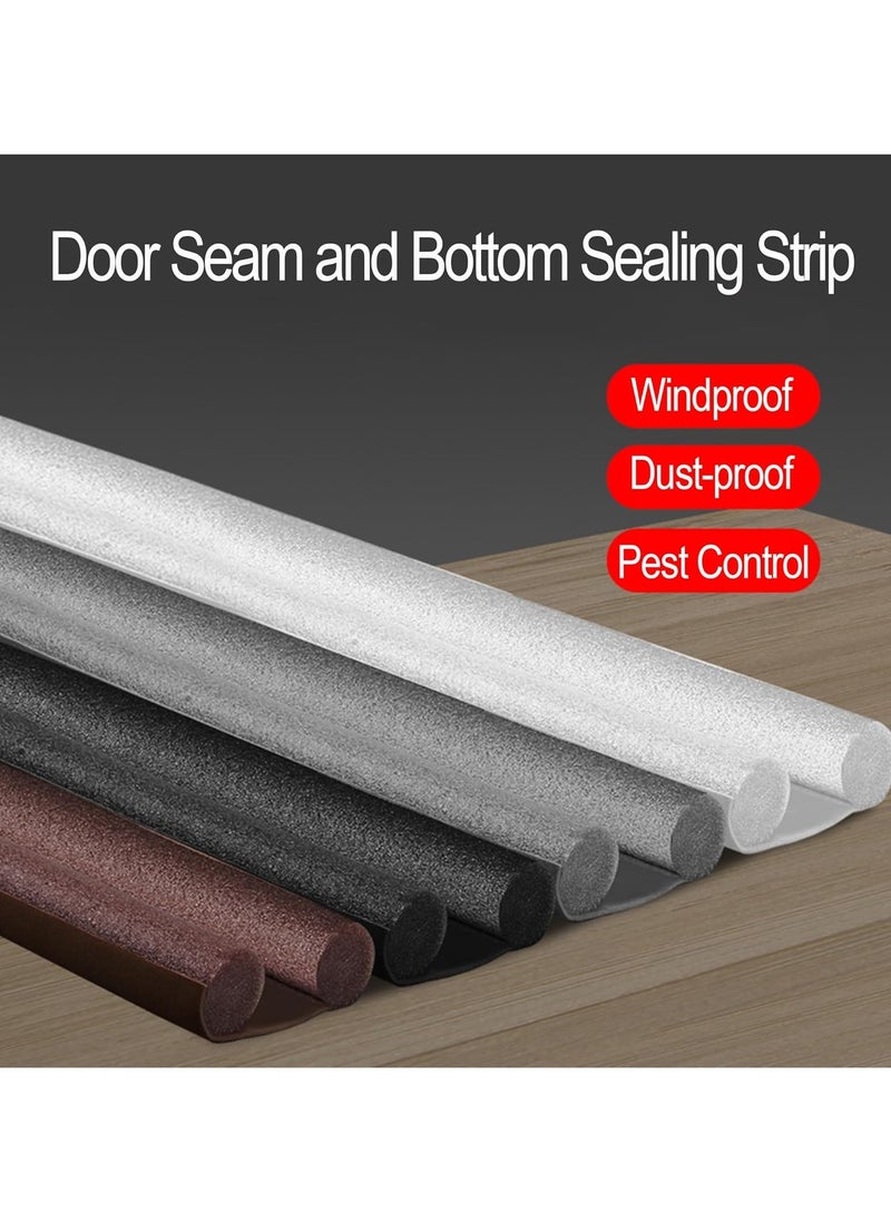 Vparty Twin Door Draft Stopper Guard – Adjustable Soundproof, Dust-Proof Seal Strip for Home, Energy Efficient Door Insulation, Pack of 2  - Image 2