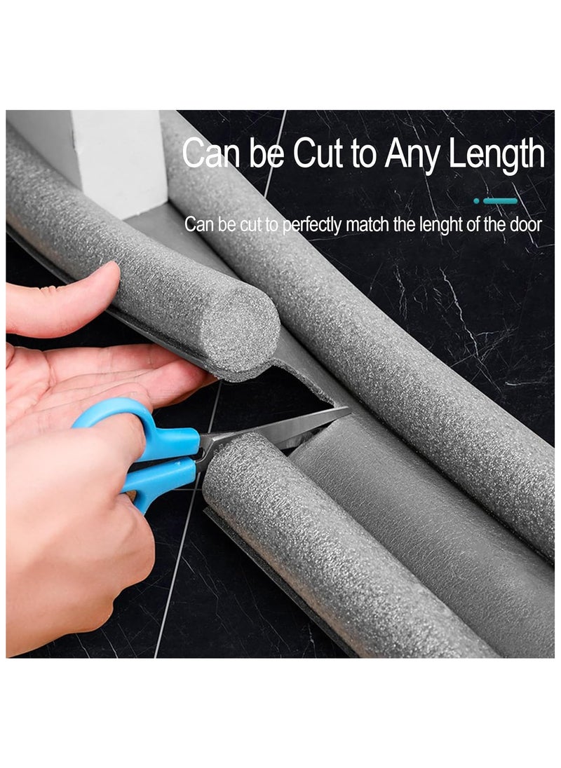 Vparty Twin Door Draft Stopper Guard – Adjustable Soundproof, Dust-Proof Seal Strip for Home, Energy Efficient Door Insulation, Pack of 2  - Image 4