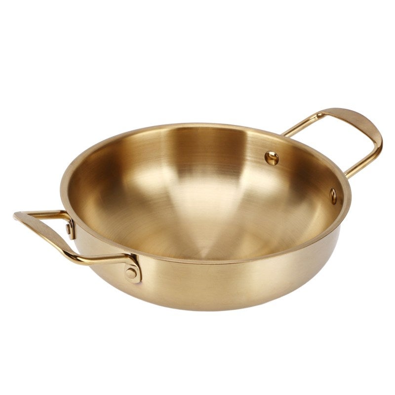 Stainless Steel Noodle Pot: 1.5L Lightweight Portable - Even Heating Ramen Cooking Pot for Dorm Kitchen, Outdoor Camping, Home Single Serve Meals - Image 3