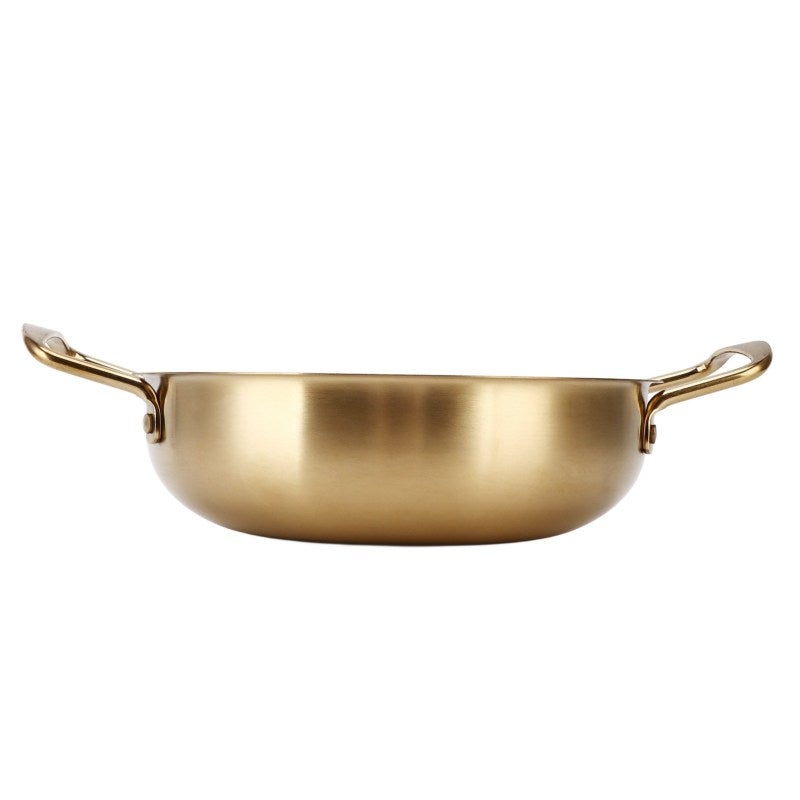Stainless Steel Noodle Pot: 1.5L Lightweight Portable - Even Heating Ramen Cooking Pot for Dorm Kitchen, Outdoor Camping, Home Single Serve Meals - Image 4